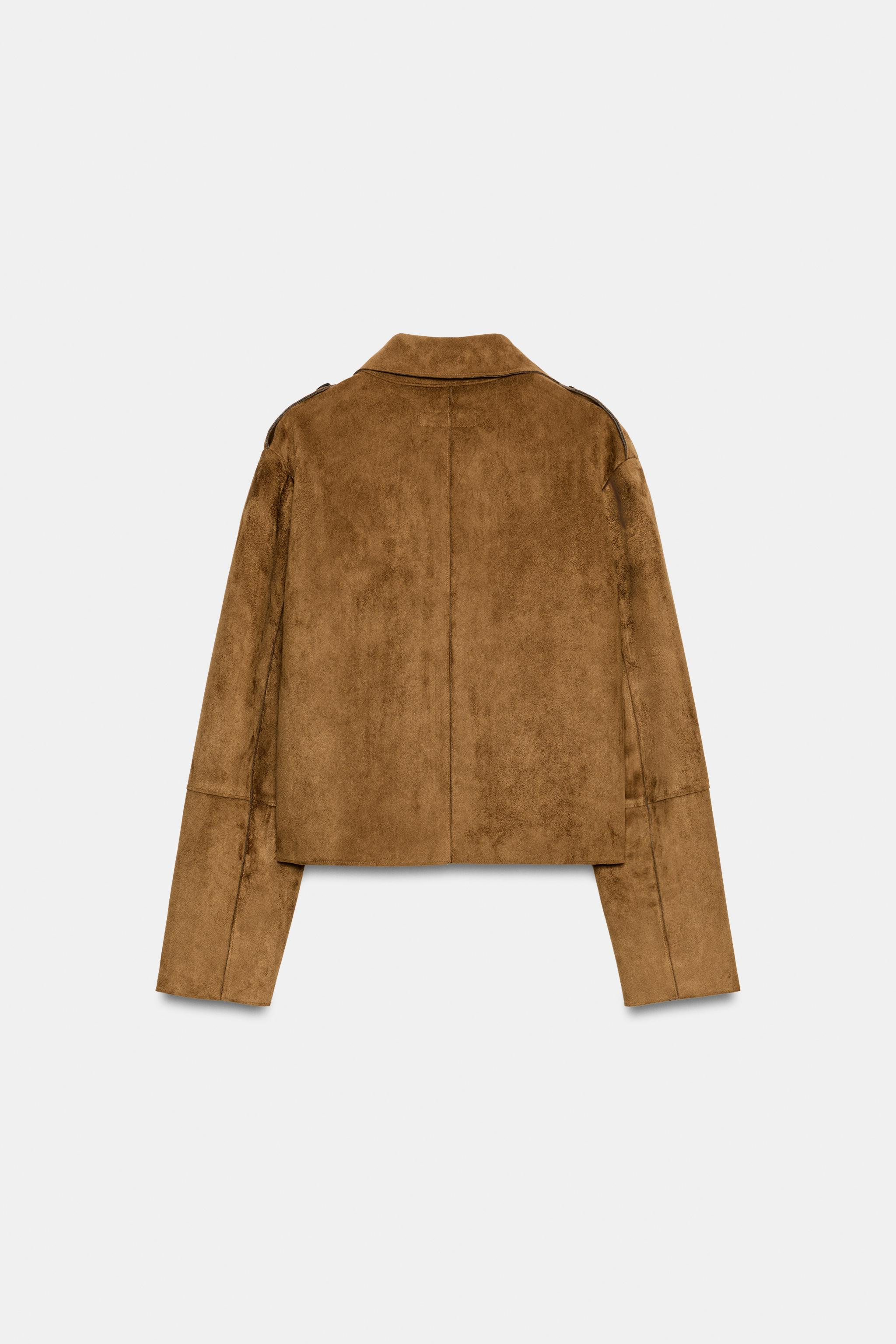 FAUX SUEDE JACKET | Zara US