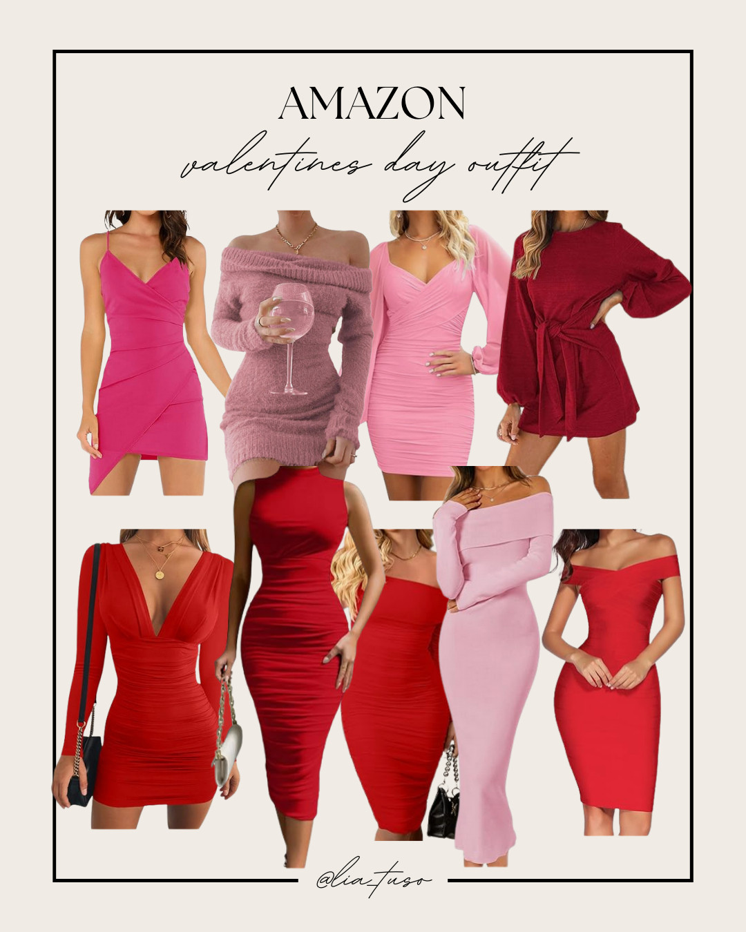 Amazon Valentines Day Outfit // Valentines Outfit // Valentines Day Outfit // Red Dress // Pink Dress // Women's Sexy Bodycon High Neck Sleeveless Dress // Party Dress // Midi Dress // Women's Winter Off Shoulder Bodycon Sweater Dress //  Formal Long Sleeve Elegant Dress // Off The Shoulder Sweater Mini Dress // Off Shoulder Bandage Bodycon Party Dress // Women's Deep V Neck Spaghetti Strap Wrap Asymmetrical Velvet Cami Dress // Women's Sexy Elegant Ruffle Long Sleeve Off Shoulder Dress // Women's Sexy Long Sleeve Bodycon Mini Dress // Women's Elegant  Dress 

#amazon #valentinesdress #valentinesdaydress 

 #LTKSeasonal #LTKFindsUnder50 #LTKStyleTip