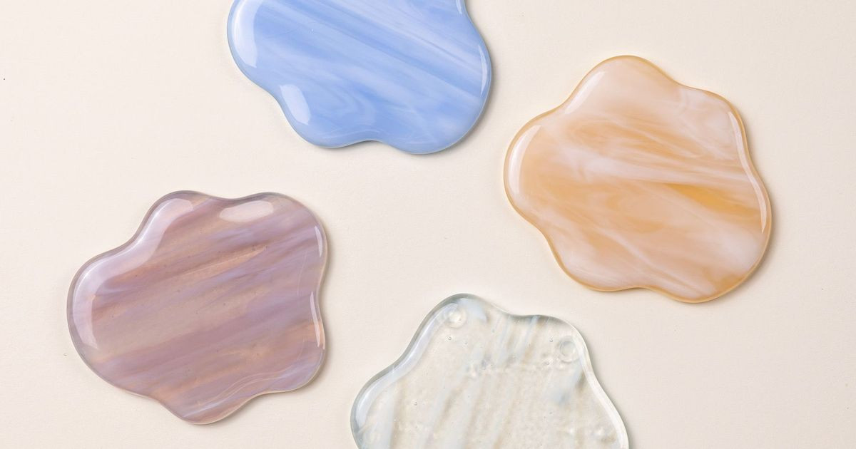 Glass Cloud Coasters | East Fork Pottery