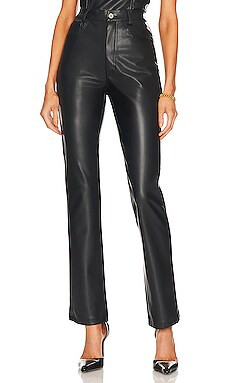 WeWoreWhat Vegan Leather Kickflare in Black from Revolve.com | Revolve Clothing (Global)