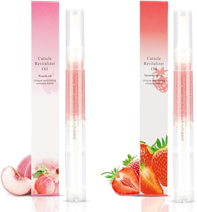 Meschett 2PCS Cuticle Oil Pens for Nail Care,Cuticle Revitalizer Oil Pen with Soft Brush,Cuticle ... | Amazon (US)