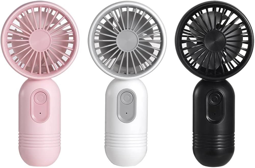 VanSmaGo Portable Handheld Mini Fan, USB Rechargeable Personal Fan, Battery Operated Small Eyelas... | Amazon (US)