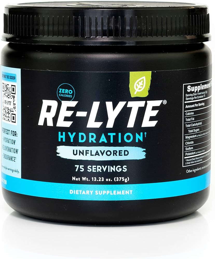 REDMOND Re-Lyte Hydration Electrolyte Powder Mix (Unflavored) | Amazon (US)