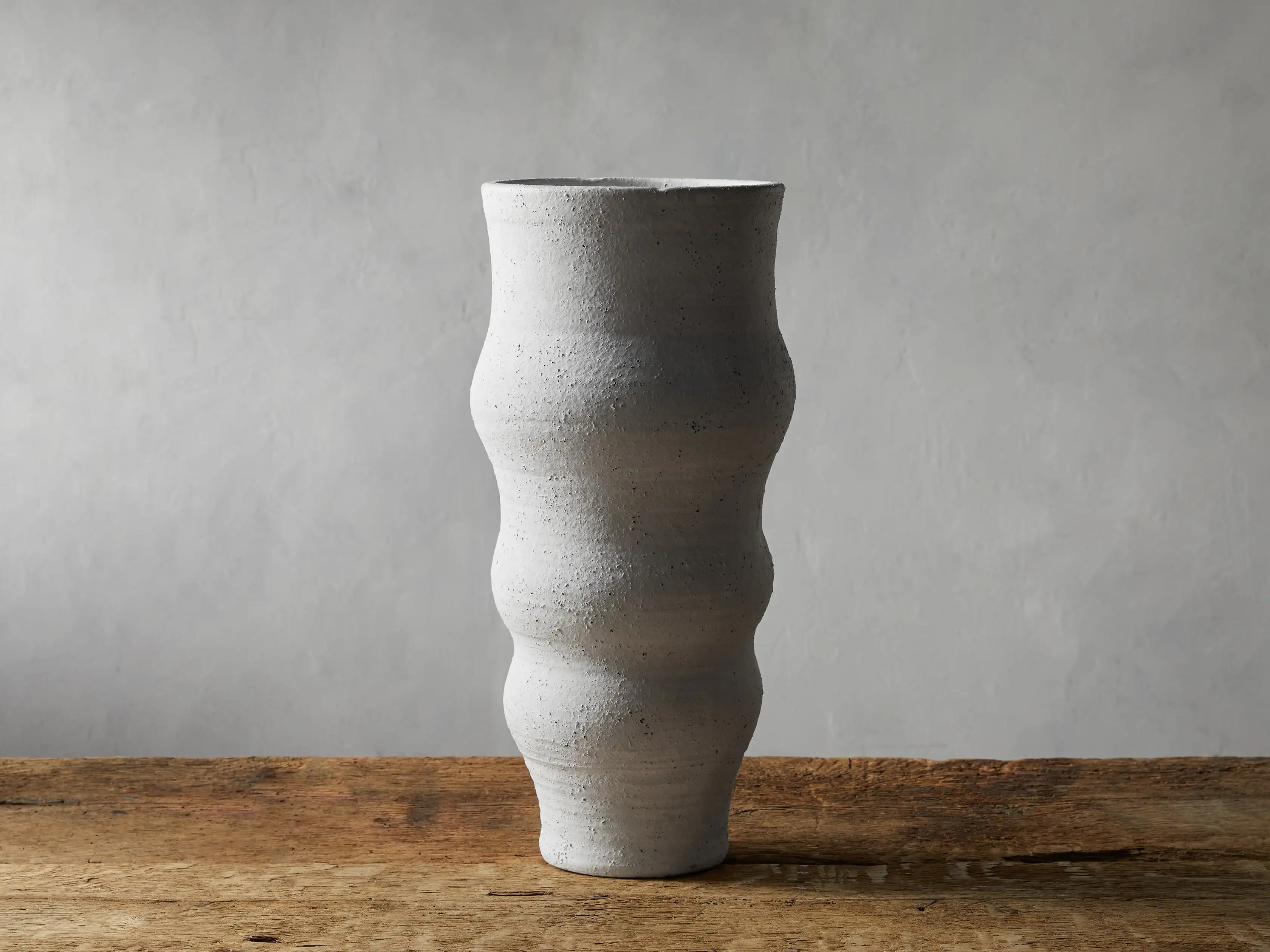 Tofino Medium Vase in Cloud | Arhaus