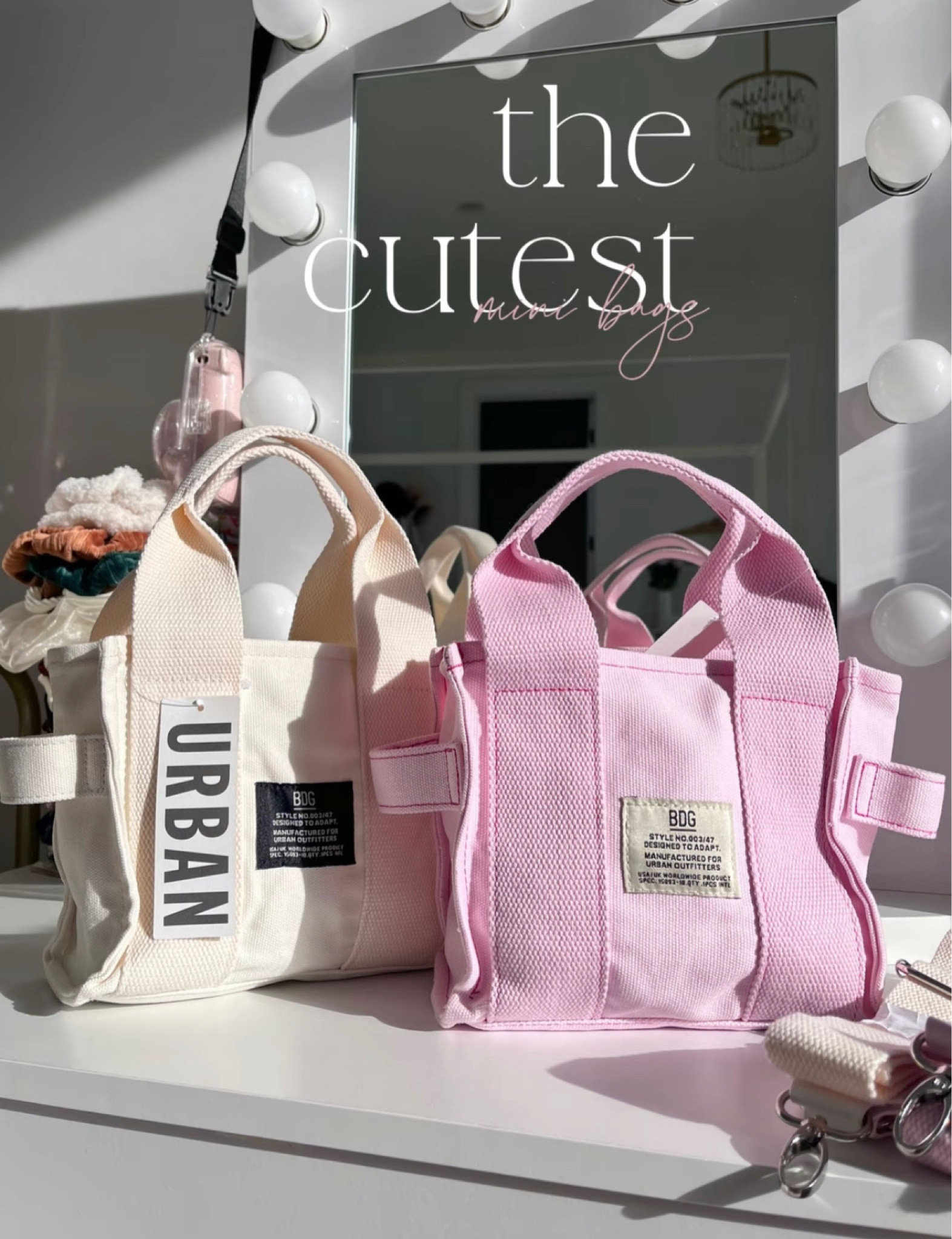 the cutest mini tote bags from Urban Outfitters ✨