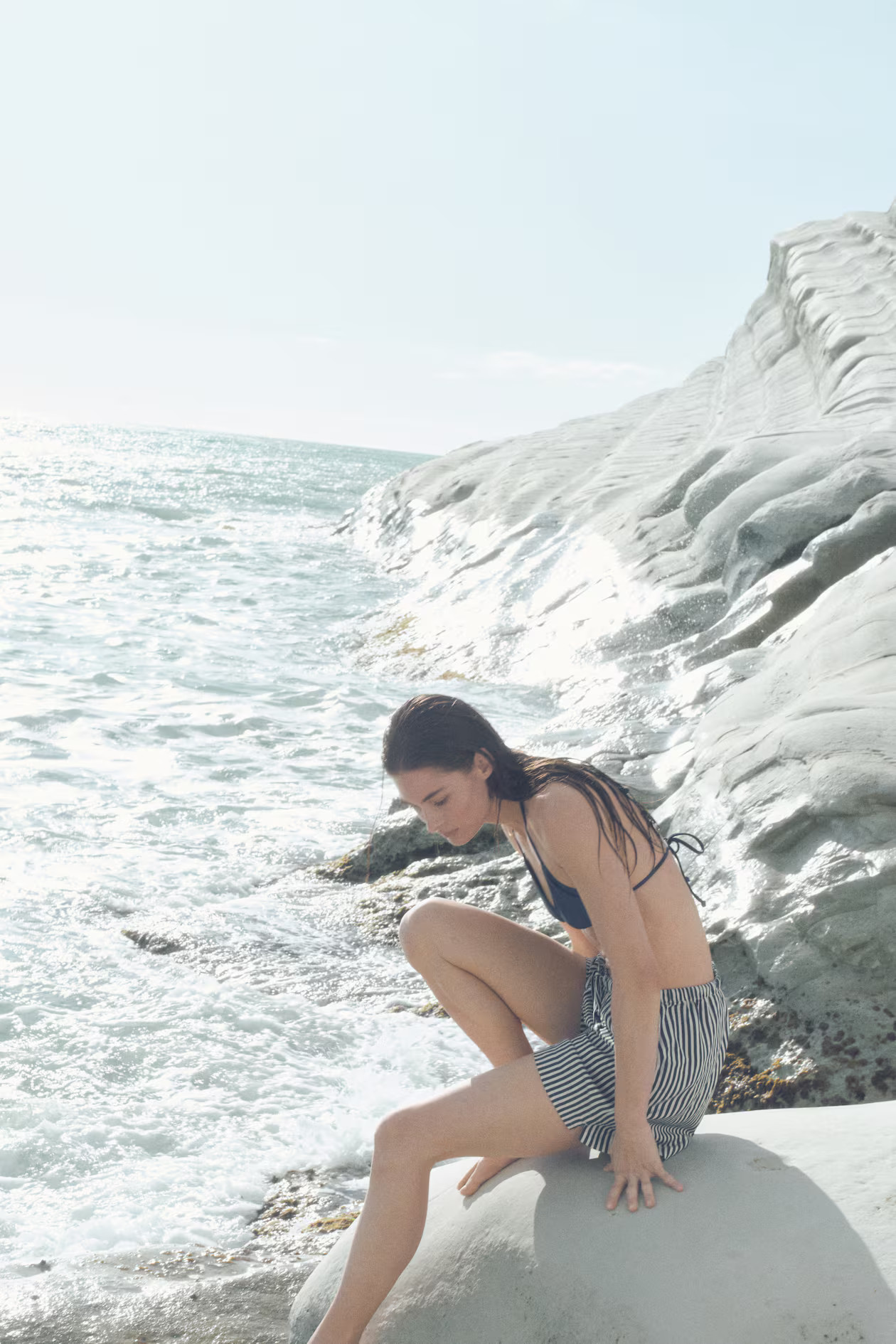 Linen-blend drawstring shorts | H&M (UK, MY, IN, SG, PH, TW, HK)