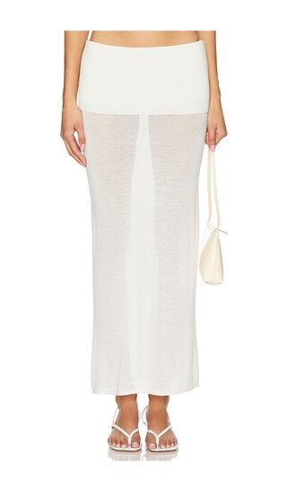 Geel Danni Skirt in White. - size L | Revolve Clothing (Global)