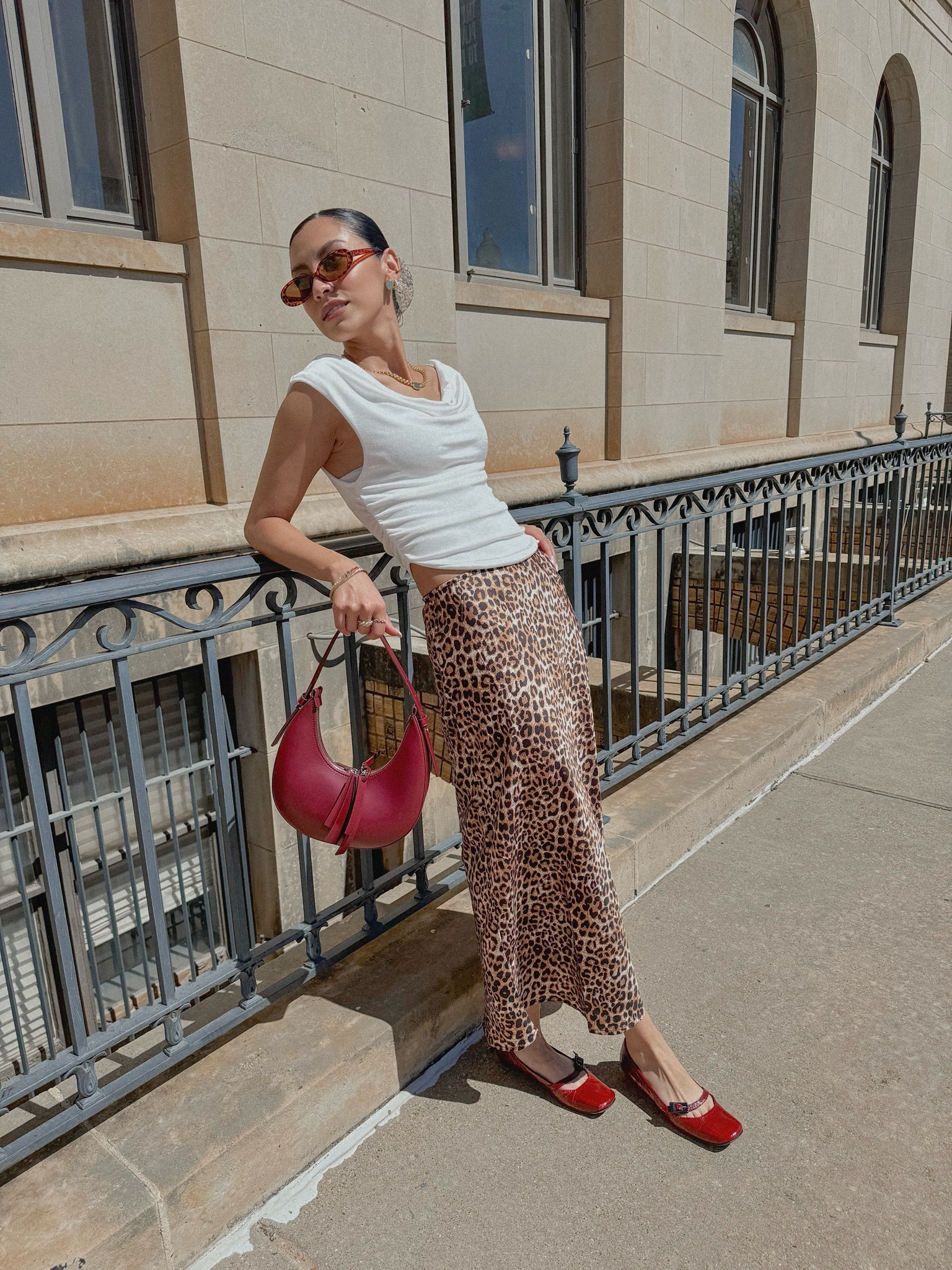 Fall Fashion + Fall Outfits + Leopard Print + Maxi Skirts + Ballet Flats + Sunglasses + Casual Style + Seasonal 

#LTKStyleTip #LTKFindsUnder50 #LTKSeasonal