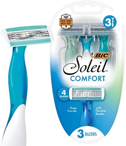 BIC Soleil Comfort 4-Blade Disposable Razors for Women Sensitive Skin Razor for a Smooth and Close S | Amazon (US)