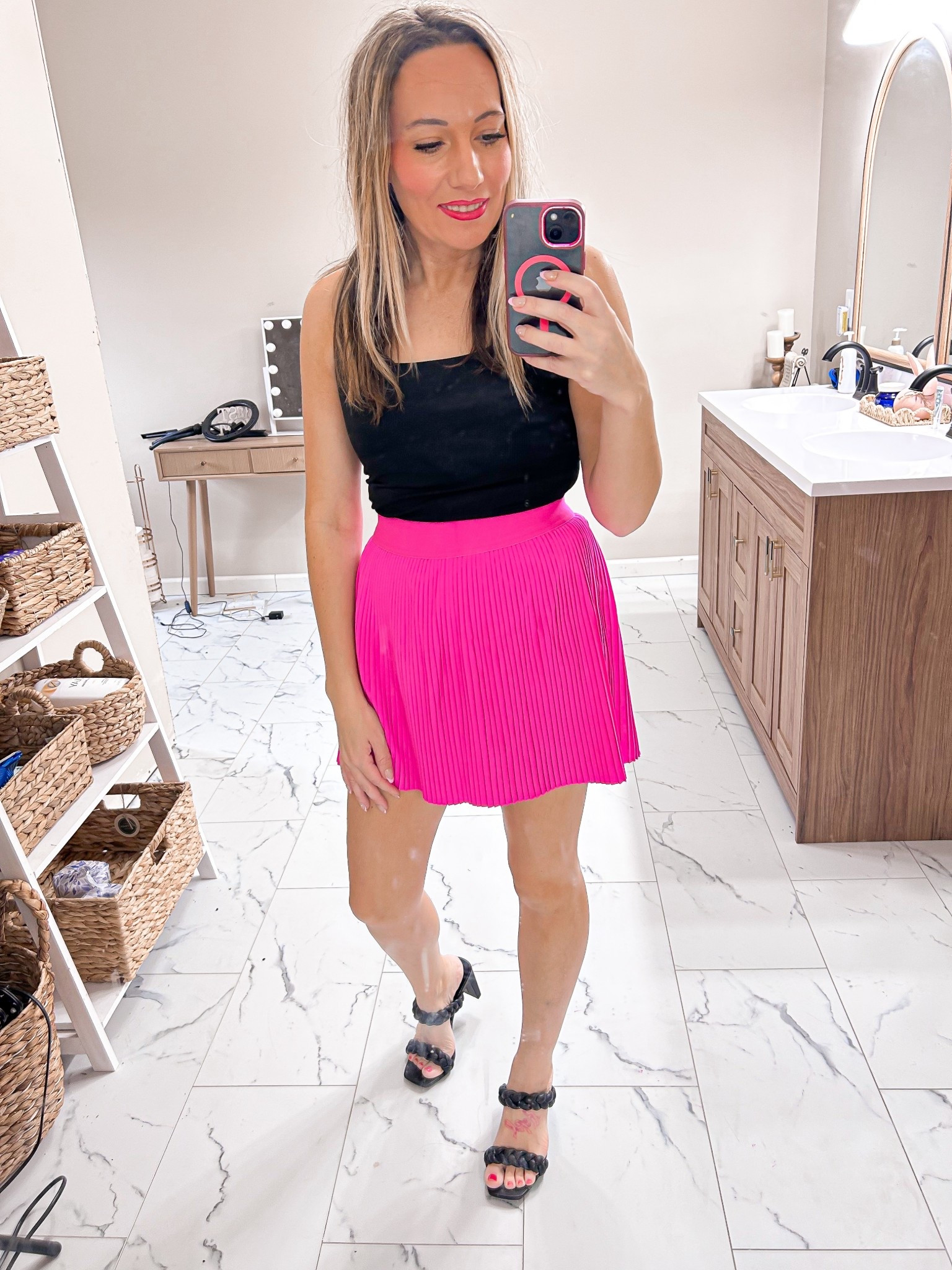 Hot pink pleated skirt under $20

#LTKPetite #LTKootd #LTKmomlife