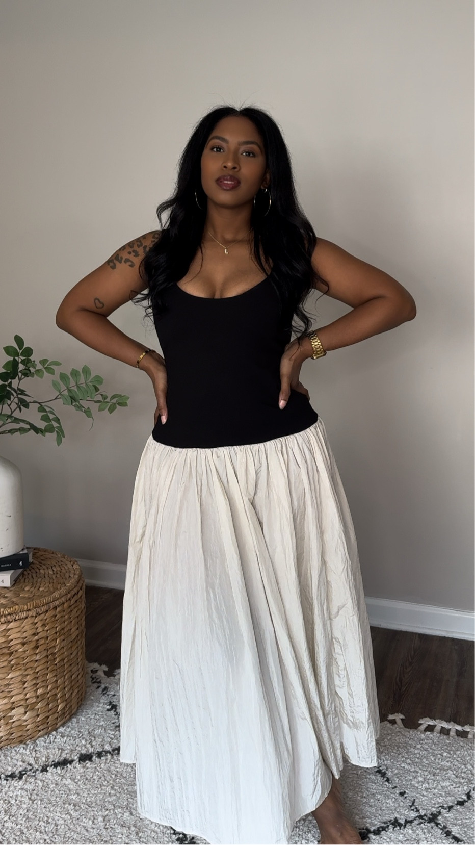 The perfect black and white dress! Drop waist is on trend!

#LTKWedding #LTKStyleTip #LTKFindsUnder50