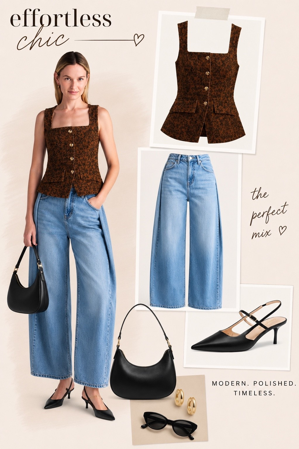 Modern, polished + made for a night out. 🤎✨

#WalmartFashion #WalmartFinds

#LTKootd #LTKgrwm