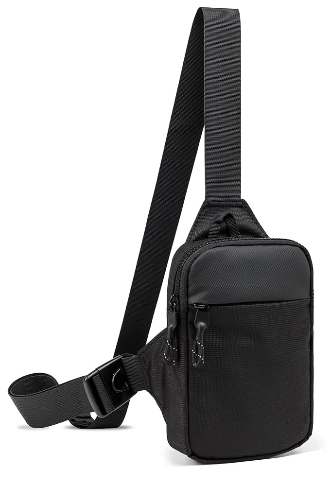 Mini Sling Bag for Men Women, Waterproof Utility Crossbody Backpack Chest Bag for Hiking Travel S... | Amazon (US)