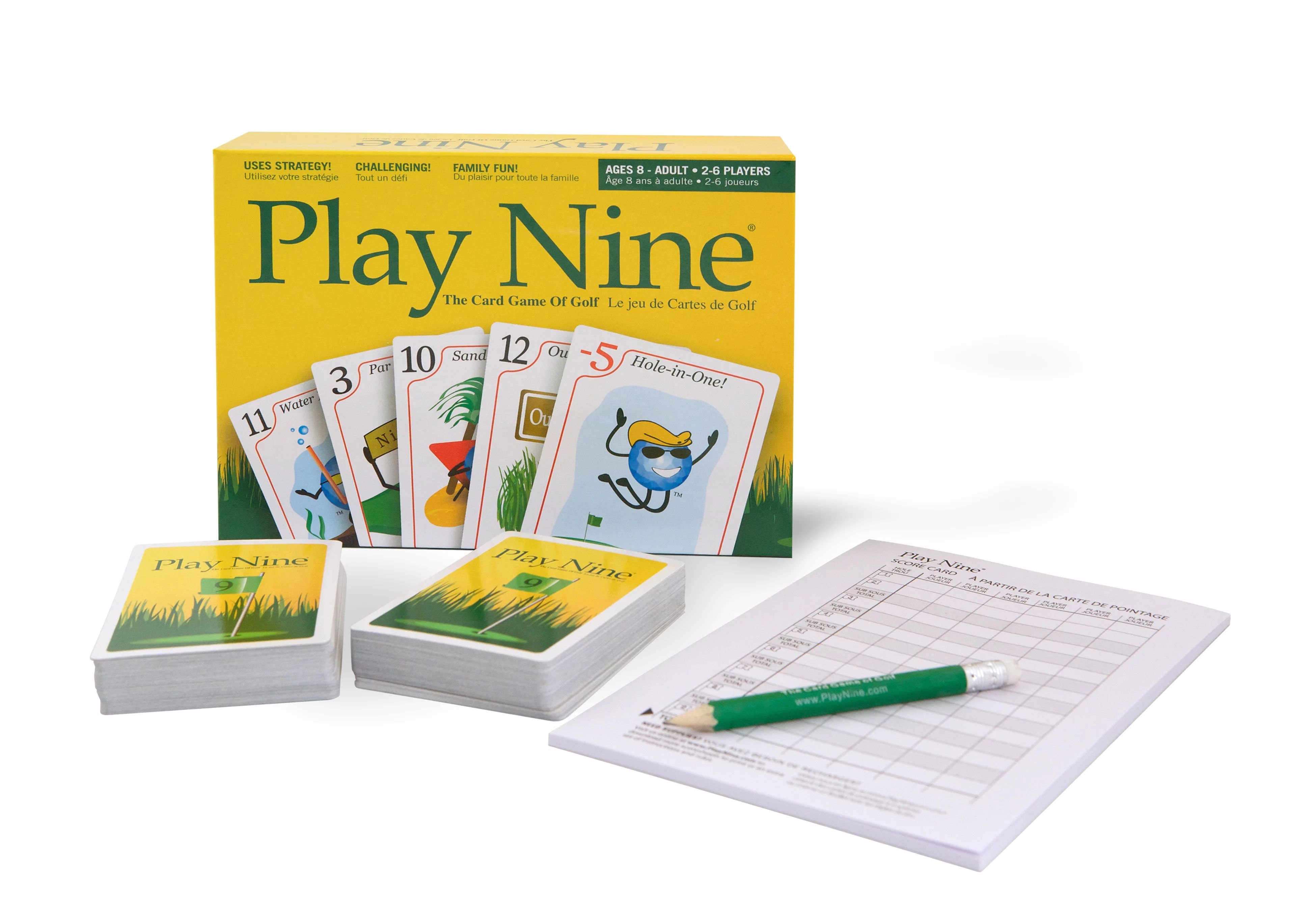 Play Nine - the Card Game of Golf! Casual Family Card Game for Kids and Adults, Ages 8 & Up, 2-6 ... | Walmart (US)