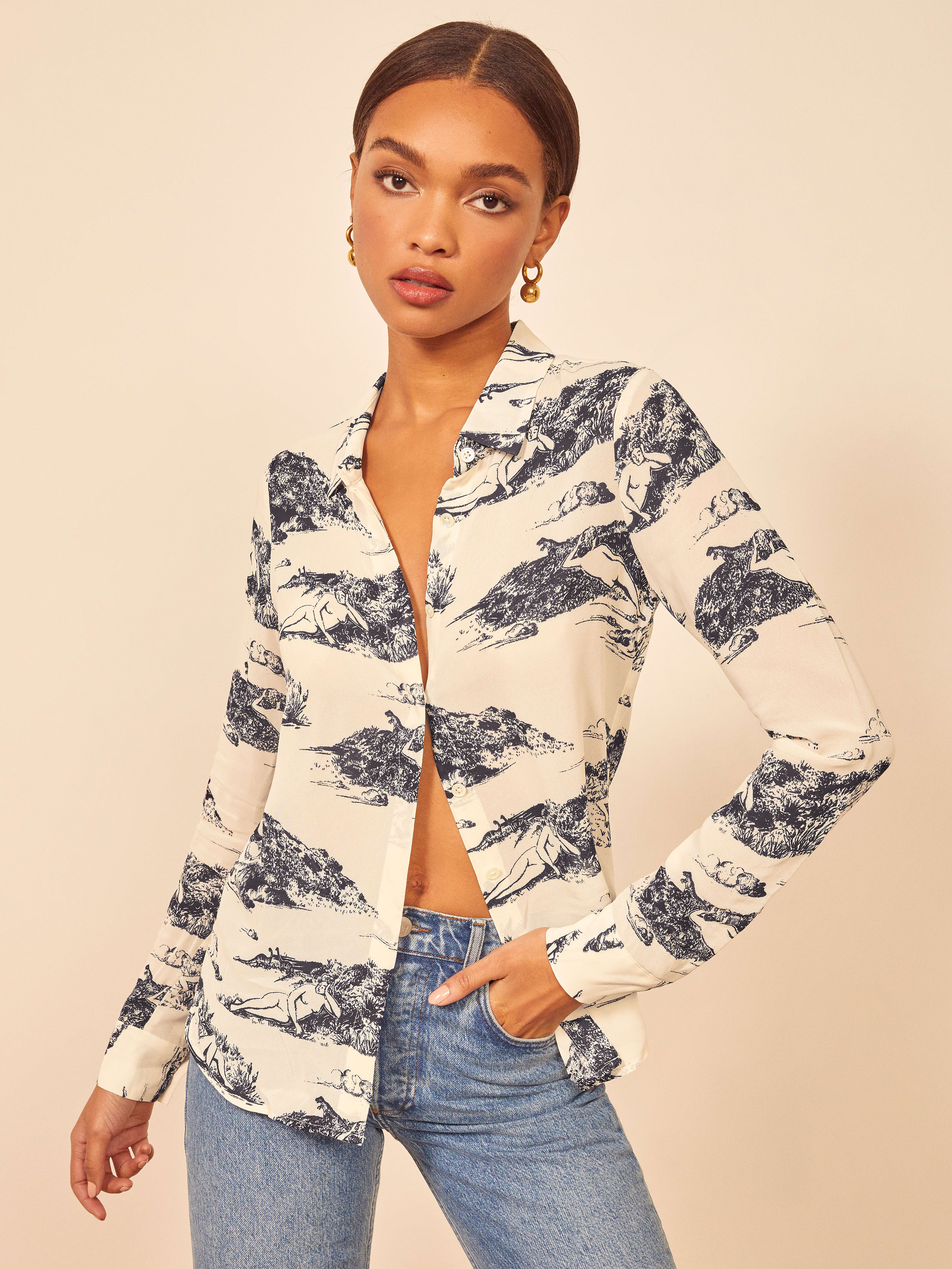 Violet Top | Reformation (Global)