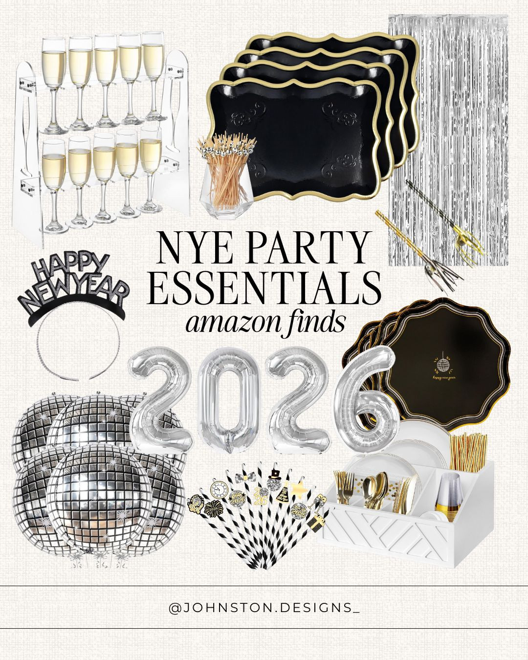 Celebrate 2026 in style with these Amazon party essentials! From chic disco balls to elegant drink pouches, get ready for an unforgettable New Year's Eve. Happy New Year, affordable decor, party decorations, Amazon finds. 

 #LTKHoliday #LTKSeasonal #LTKHome