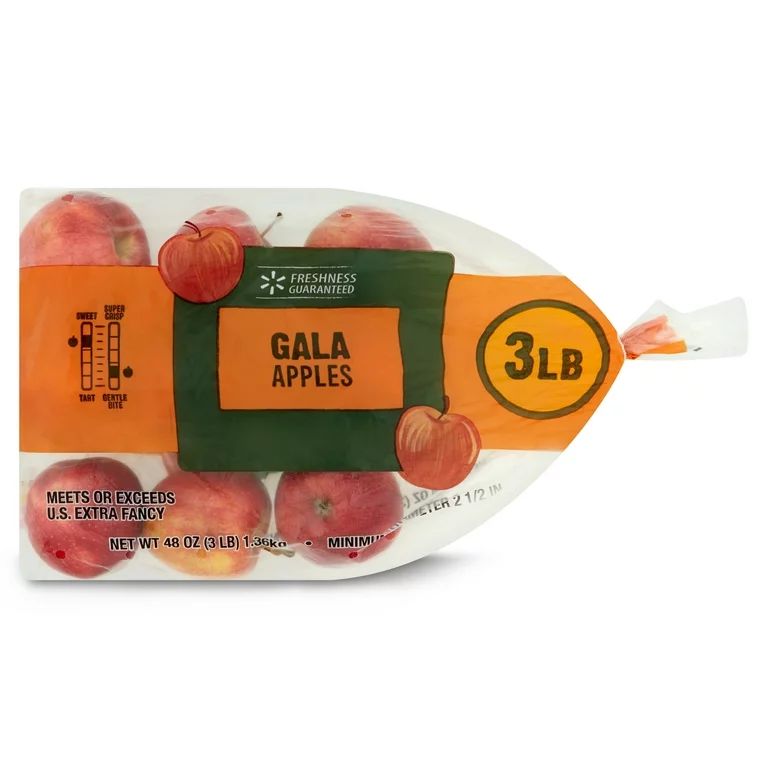 Freshness Guaranteed Gala Apples, 3 lb Bag | Walmart (US)