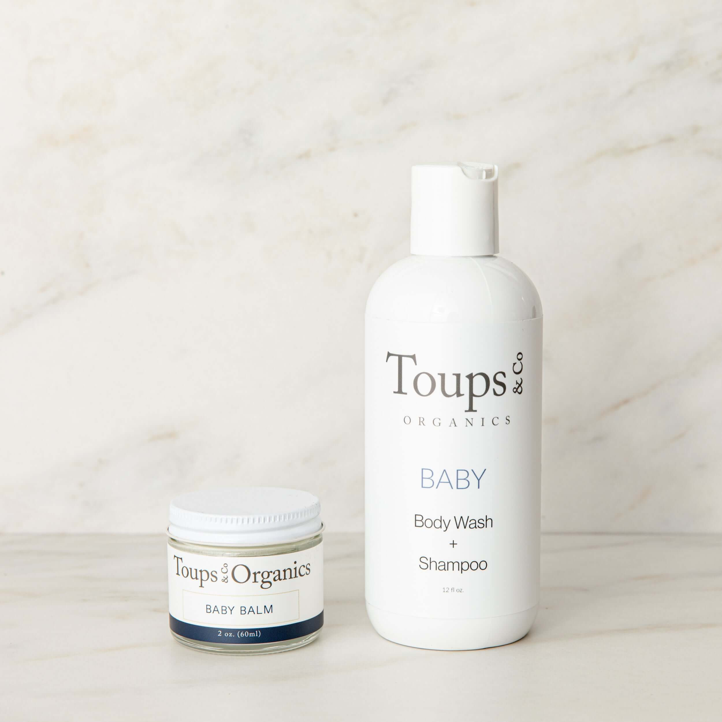 Baby Wash + Baby Balm Set | Toups and Co Organics