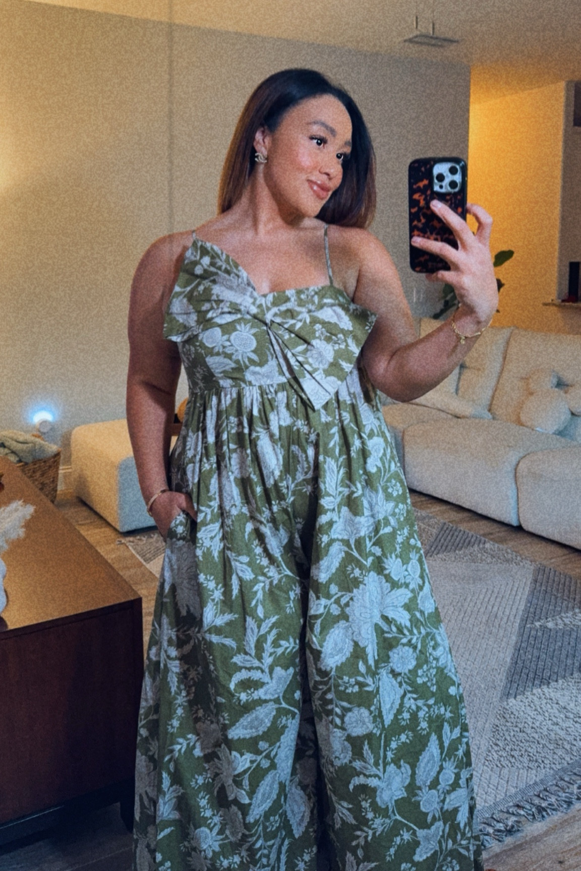 the BEST jumpsuit ever is on sale- $35!!!
runs BIG! wearing a L! 
#anthropologie 

#LTKFindsUnder50 #LTKSaleAlert #LTKStyleTip