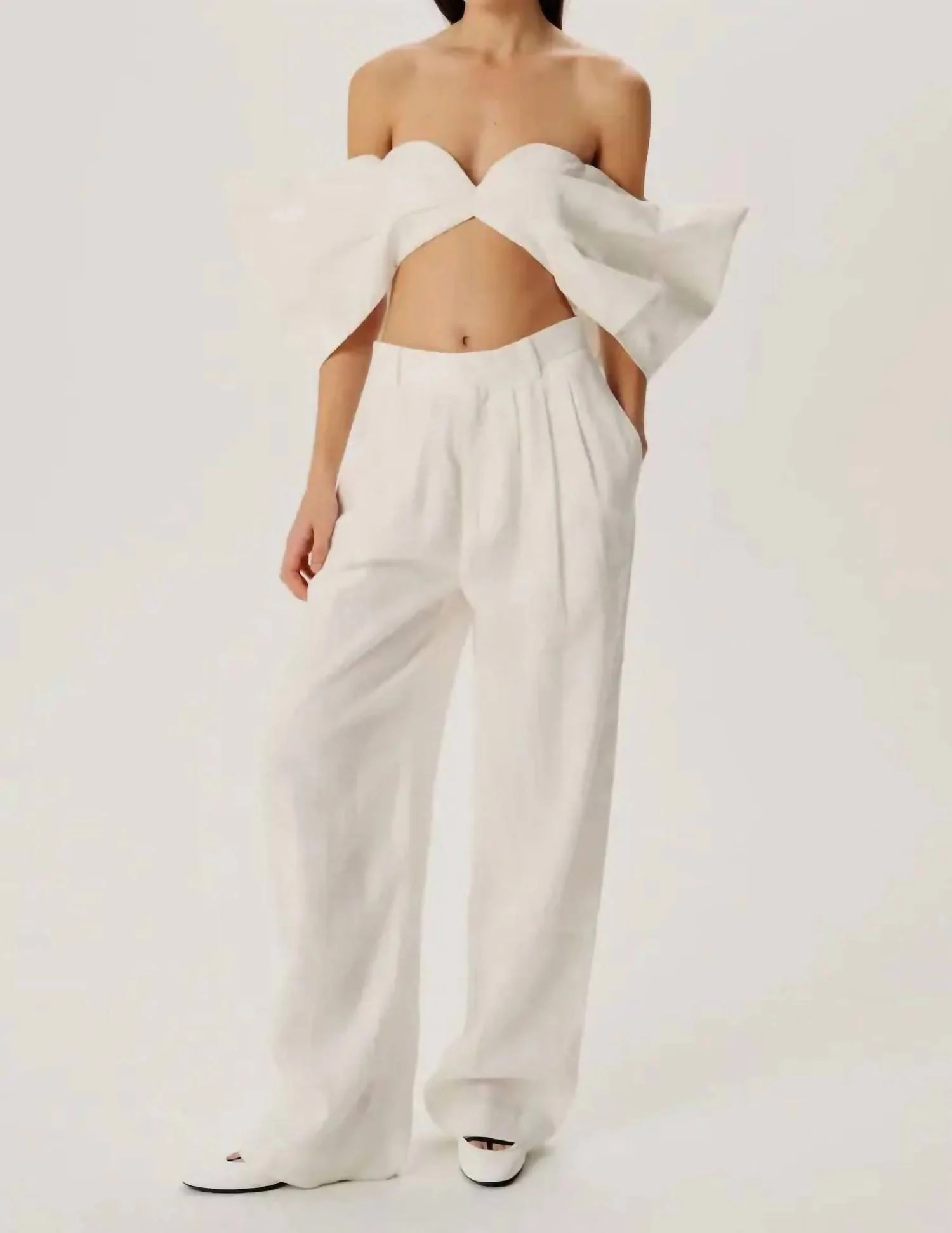 Krew Pant In White | Shop Simon