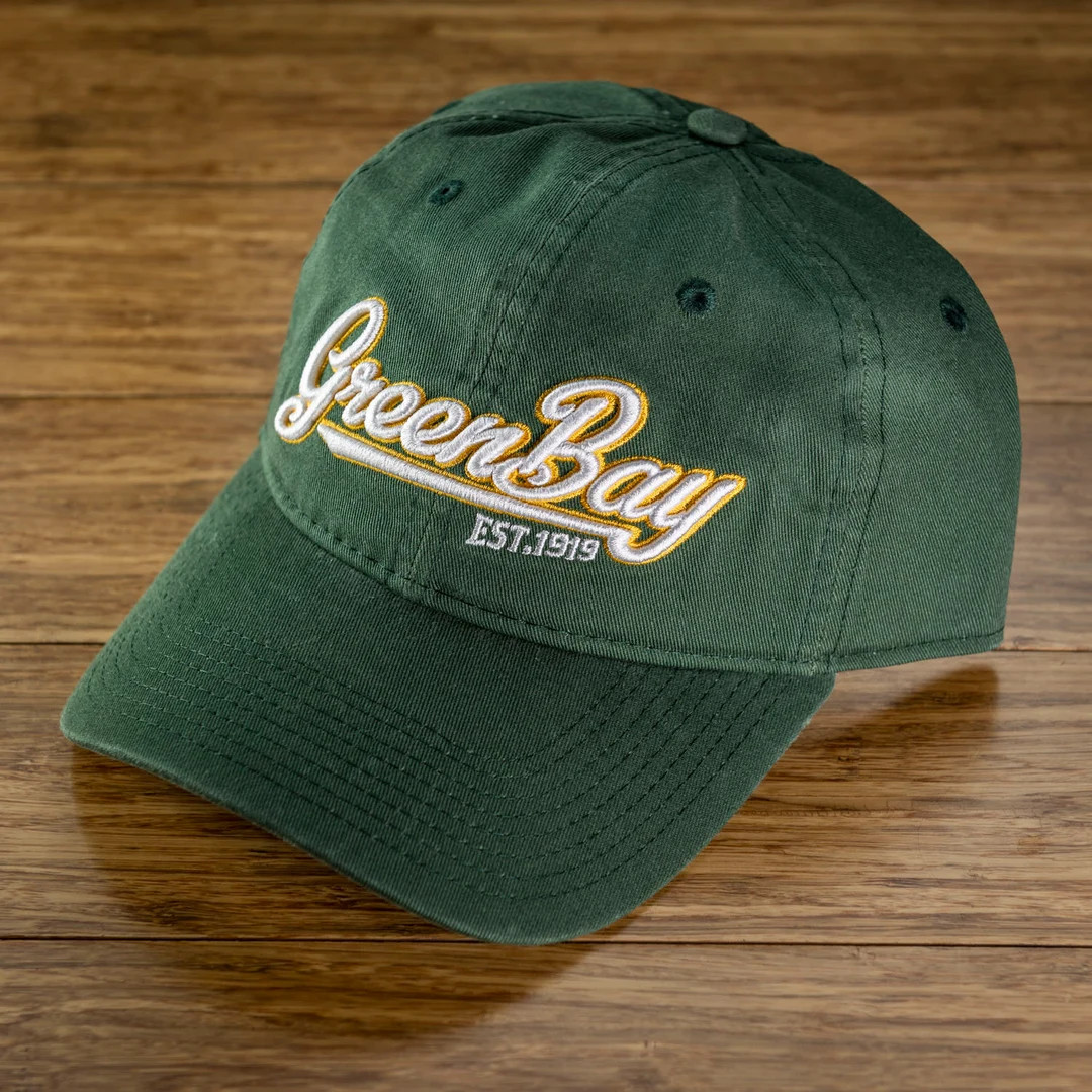 Green Bay Script Dad Hat - Etsy | Etsy (US)