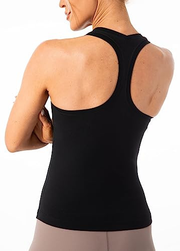 Women's Studio Essential Racerback Yoga Workout Tank Top | Amazon (US)