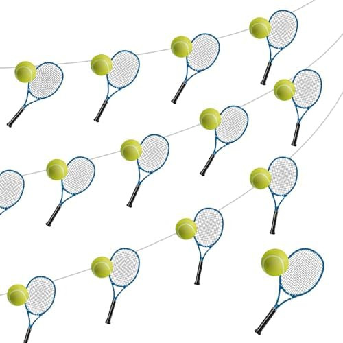 Wimbledon Tennis Decorations,12pcs Tennis Bunting Banner for Wimbledon decorations | Amazon (UK)
