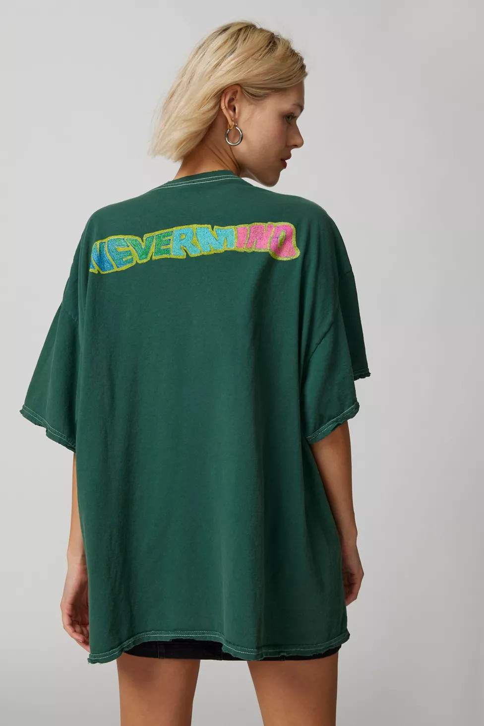 Nirvana Distressed T-Shirt Dress | Urban Outfitters (US and RoW)