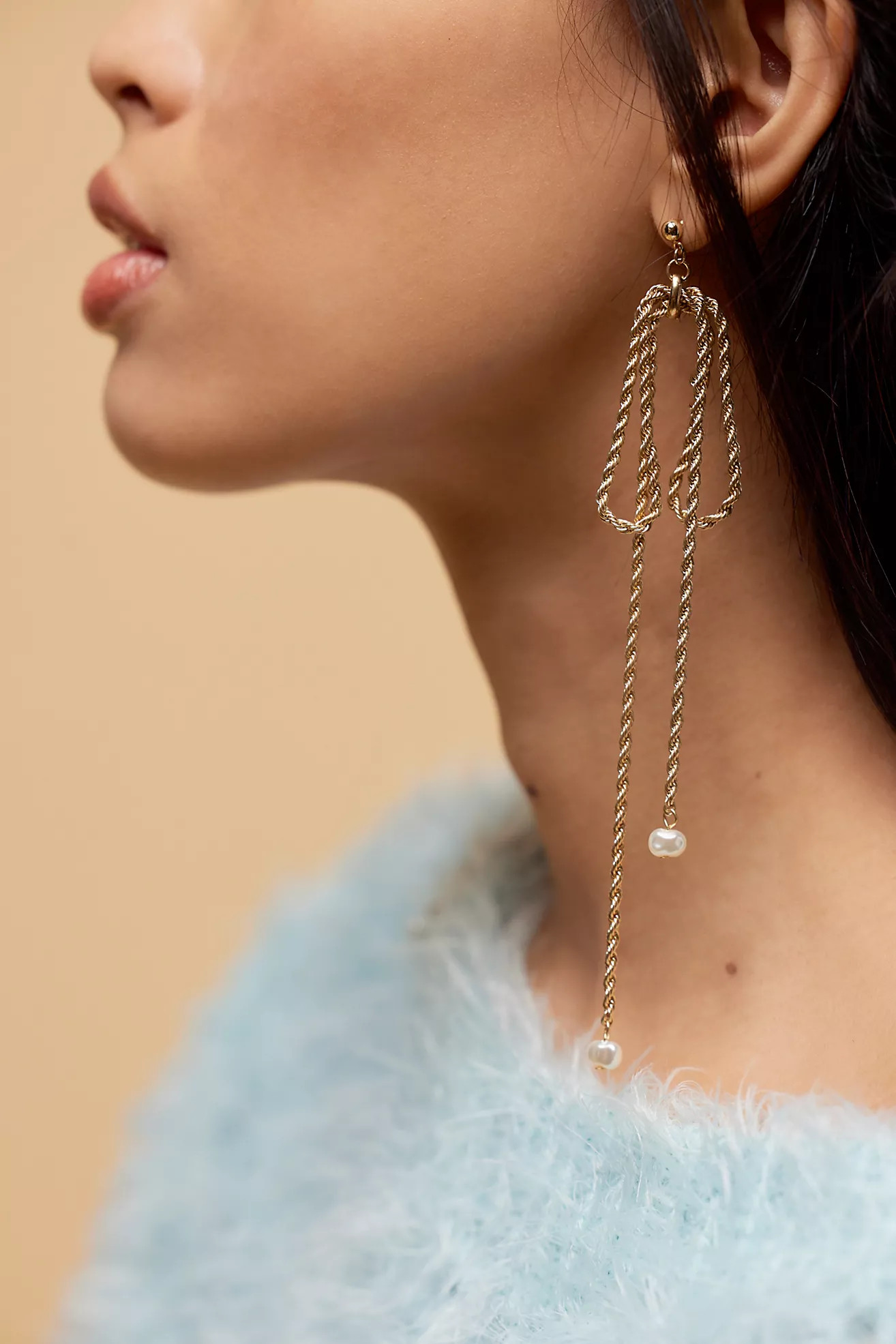 Pearl Bow Dangles | Free People (Global - UK&FR Excluded)