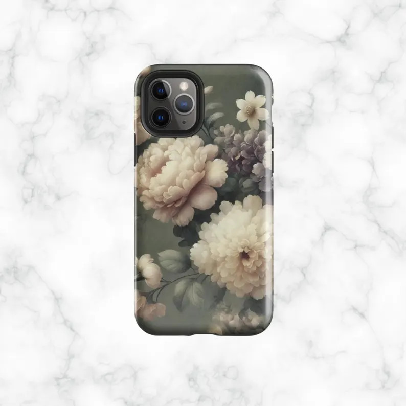 SHE'S A ROMANTIC Phone Case Floral Phone Case Romantic Phone Case Pretty Phone Case Feminine Phon... | Etsy (US)