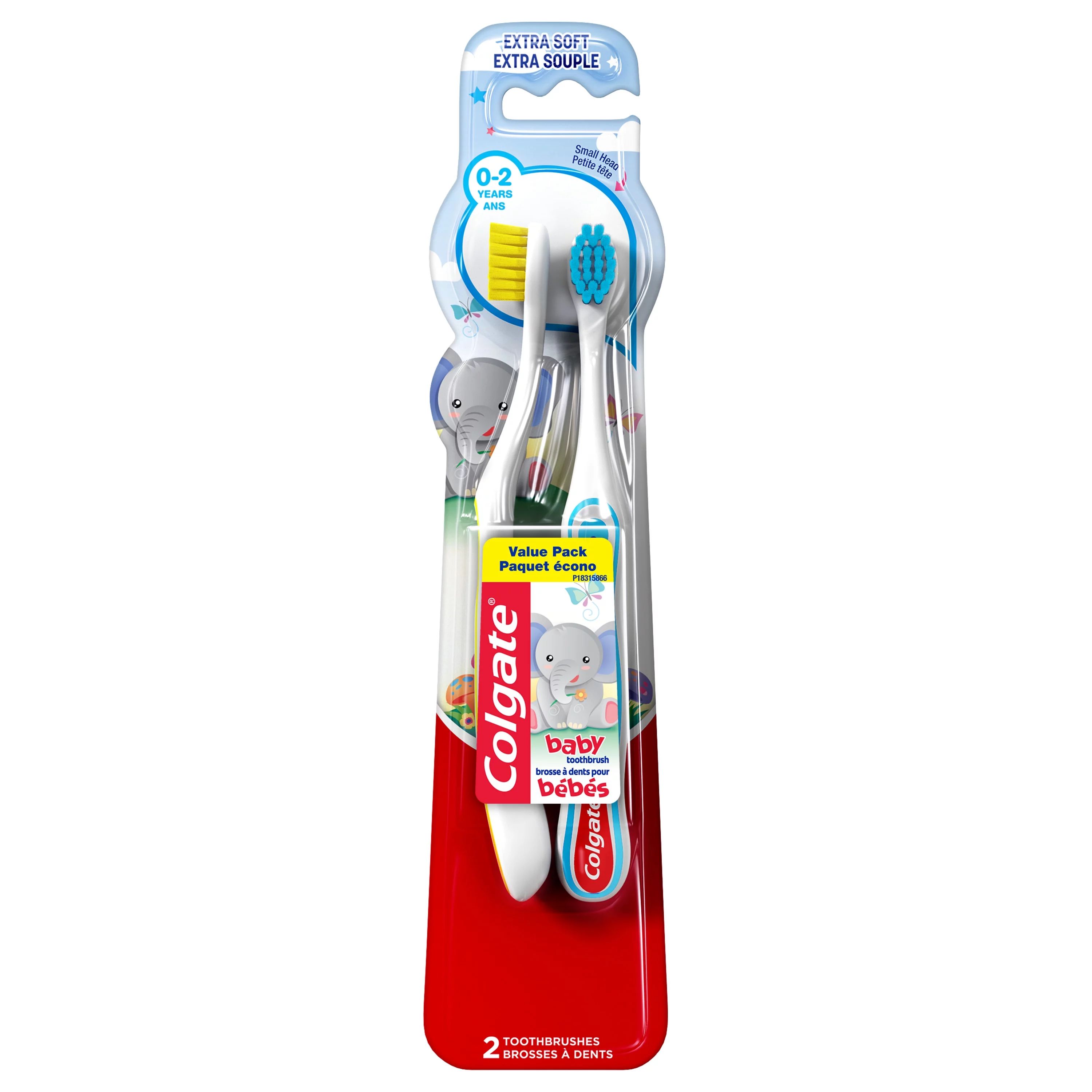 Colgate My First Baby and Toddler Toothbrush with Extra Soft Bristles, Toddler and Baby Toothbrus... | Walmart (US)