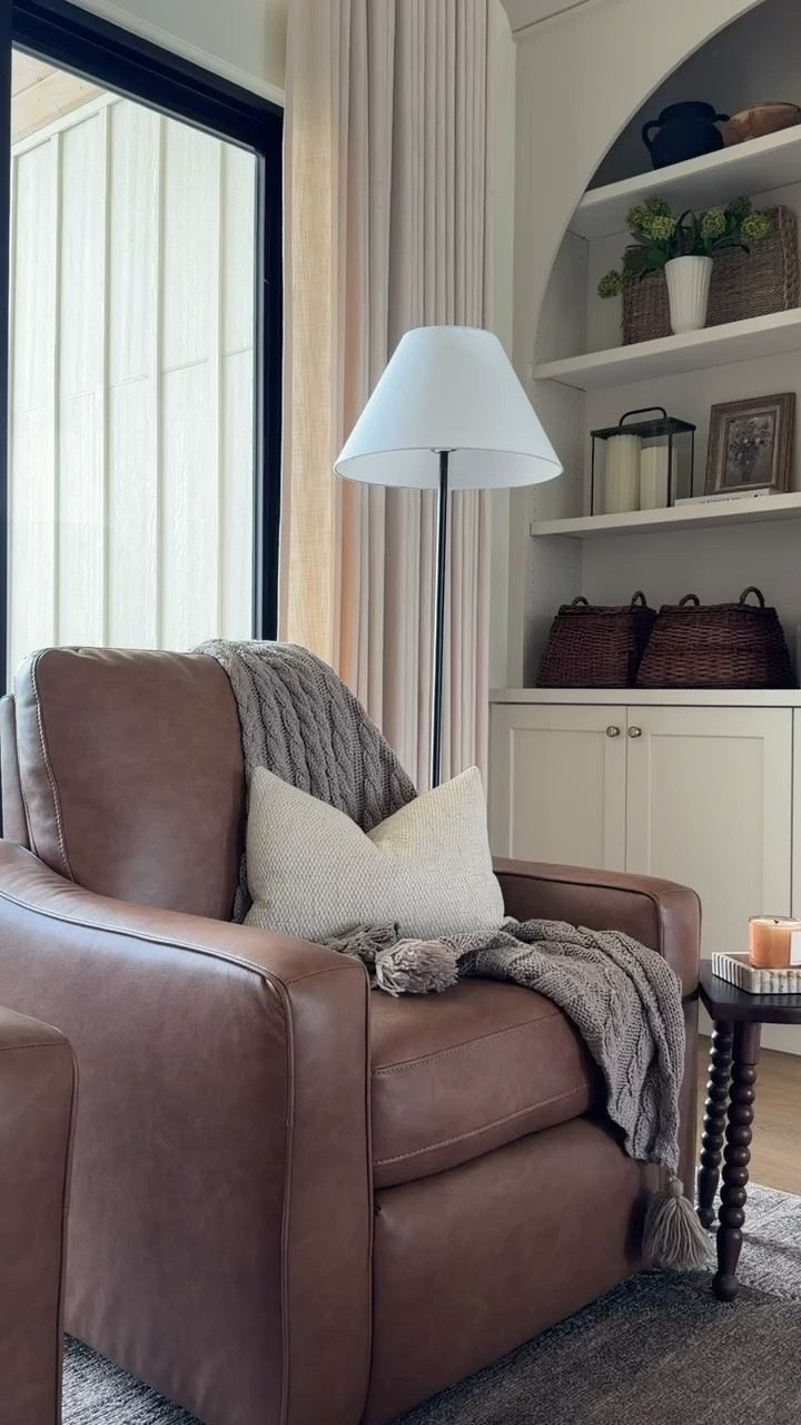 One of my best purchases I have ever made for our home—these power recliners from Walmart! The prettiest cocoa brown faux leather, and only $324! Tall husband approved, as well.

#LTKHome