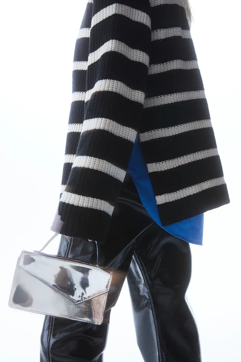 Oversized rib-knit jumper | H&M (DE, AT, CH, NL, FI)