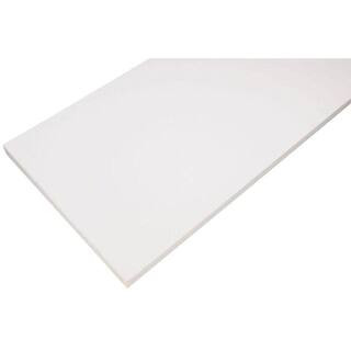Rubbermaid White Laminated Wood Shelf 12 in. D x 72 in. L-FG4B8200WHT - The Home Depot | The Home Depot