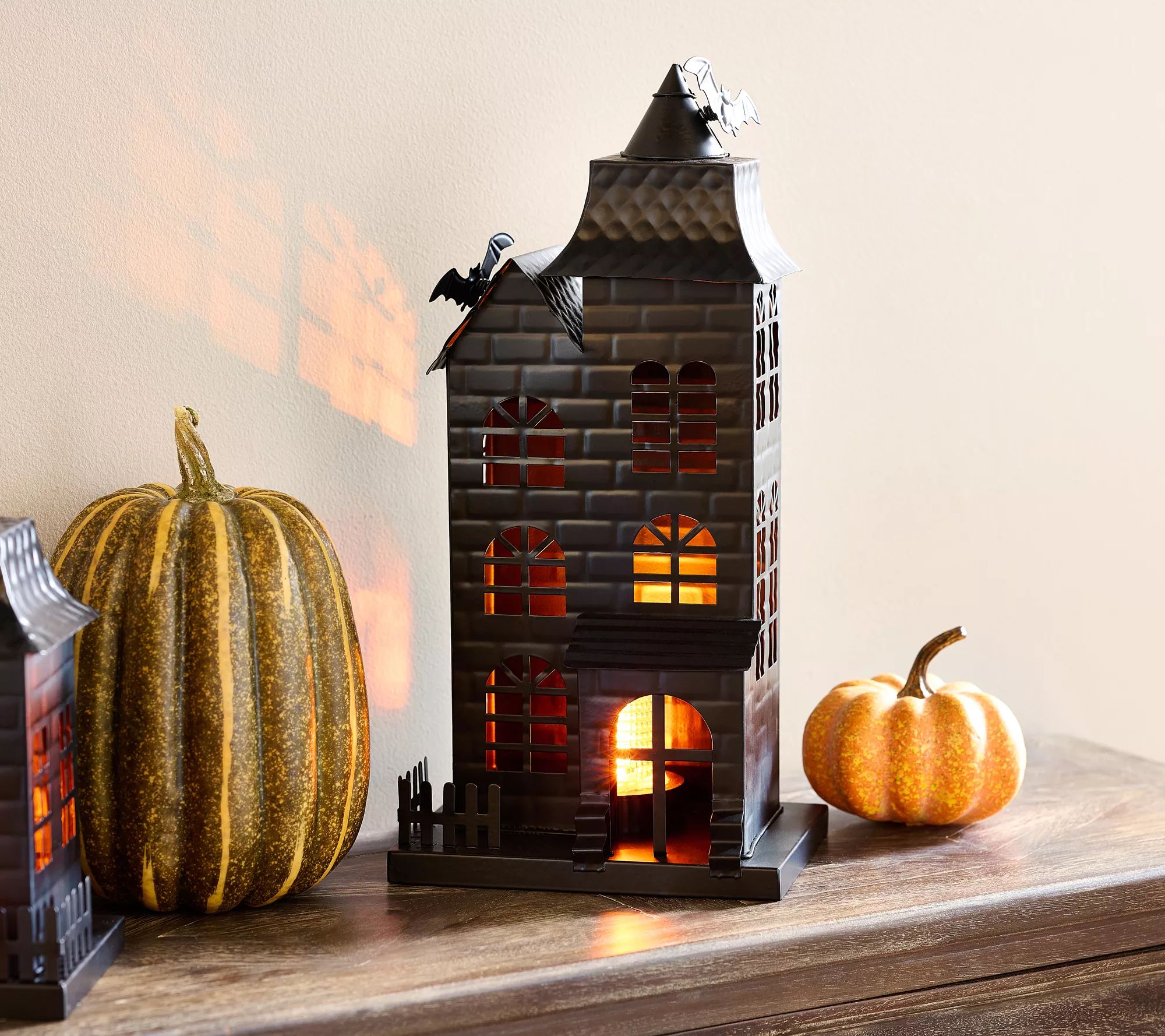 Junk Gypsy by JG 15" Haunted House w/ Flickering LED Light w/ Remote | QVC