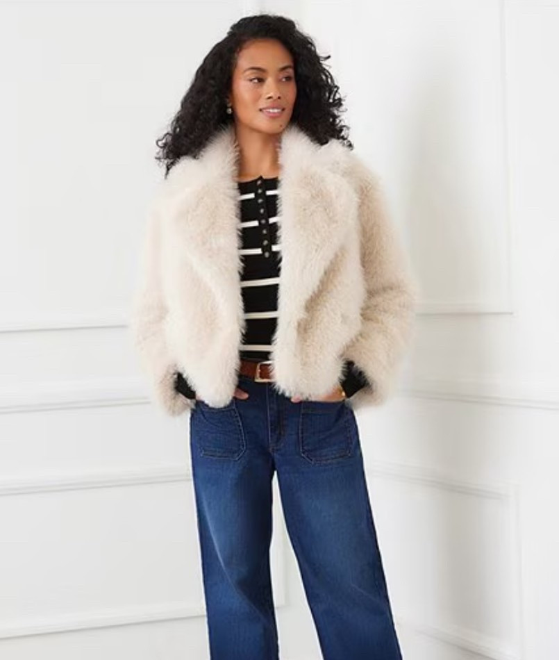 Faux Fur Cropped Jacket from Dillards on sale. Originally $238, now $159. Ships free. 





Faux fur jacket, faux fur coat, winter jacket, winter coat 

#LTKSeasonal #LTKTravel #LTKSaleAlert