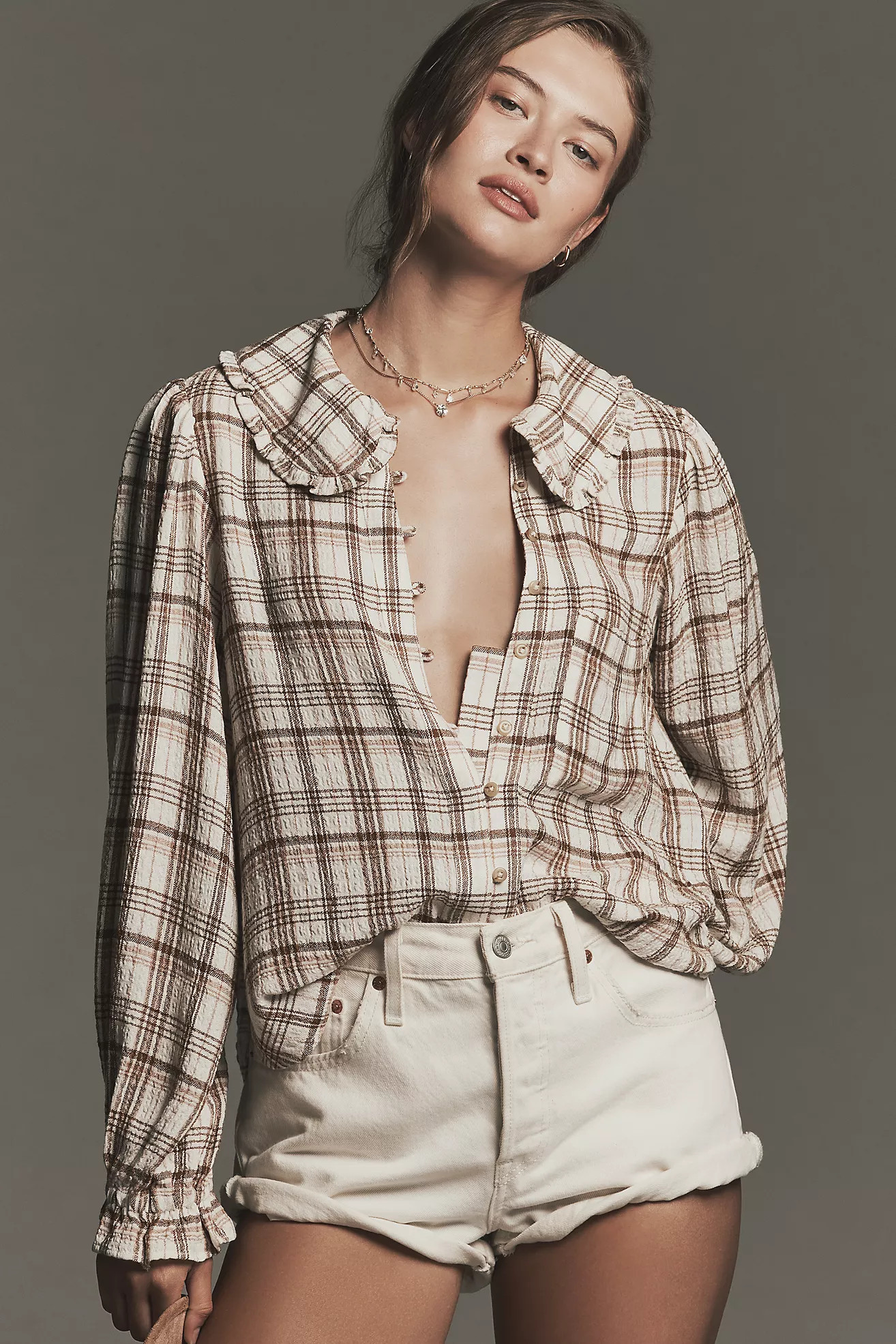 Modern Sport Plaid Brown | Anthropologie (US)