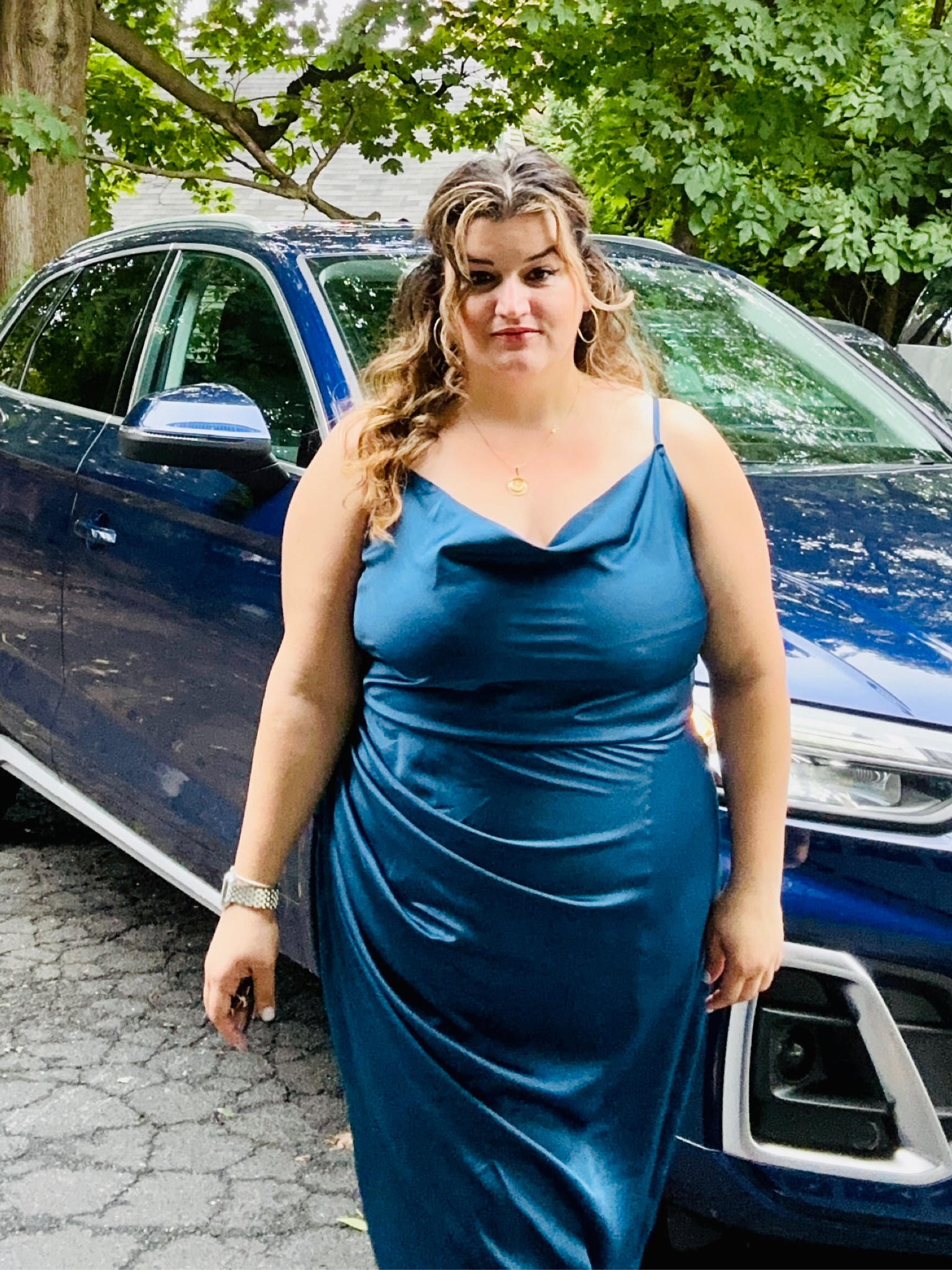 Wedding guest dress teal green 
Long/midi thin strap plus size dress

#LTKfindsunder50 #LTKwedding #LTKplussize