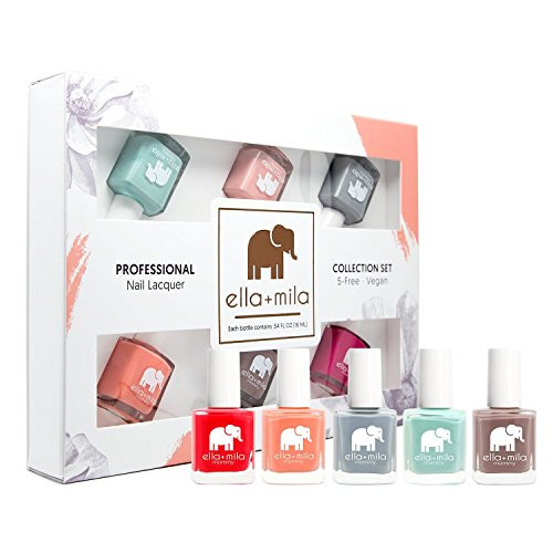 ella+mila Professional Nail Polish Set - Quick Dry Nail Polish - Long-Lasting & Chip Resistant Nail Polish Kit (Mommy Collection B - 6 Pack - 0.45 fl oz each) | Amazon (US)