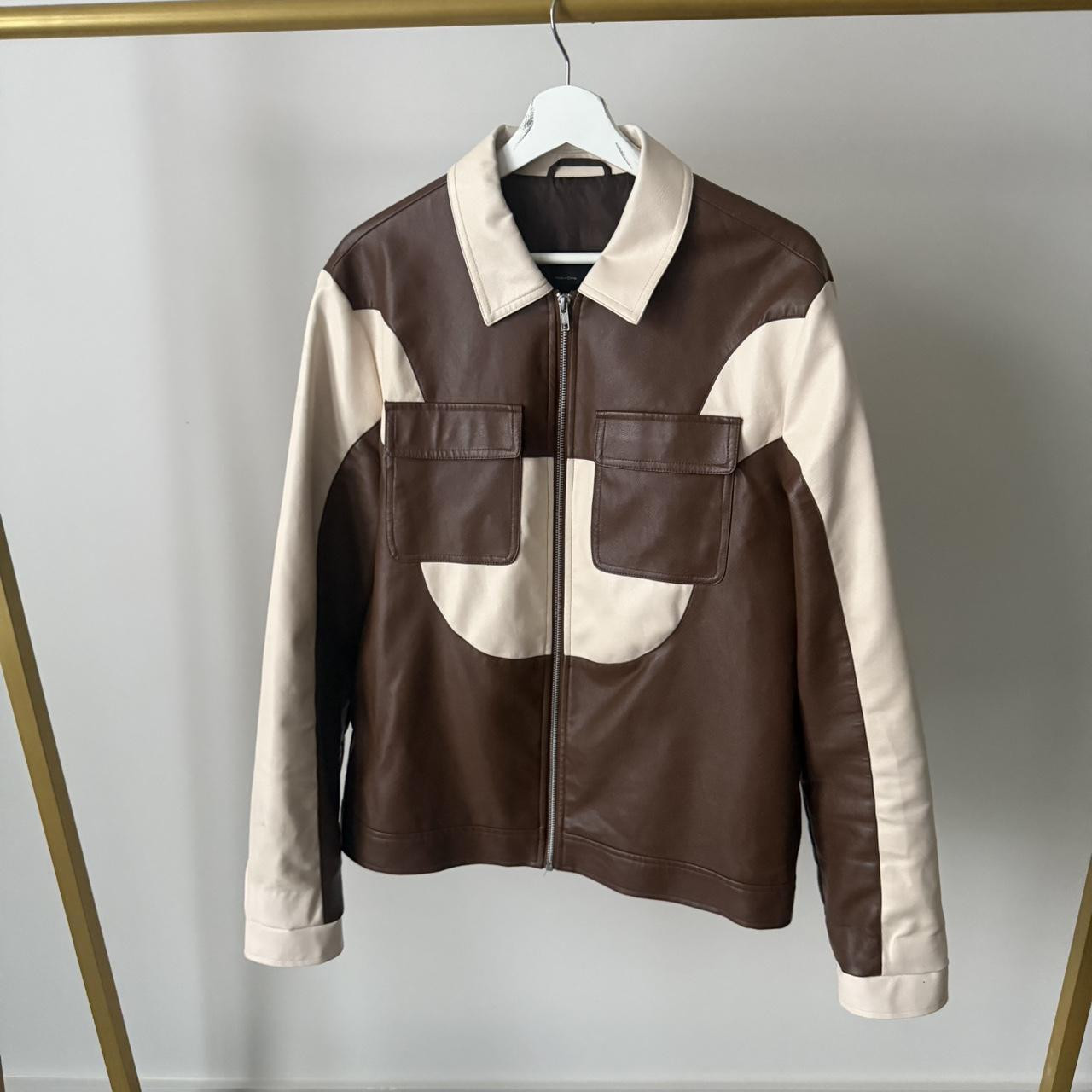 ASOS Men's Jacket - Brown/Multi - S | Depop US