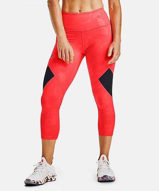 Under Armour Women's Leggings Beta/ - Beta Upstream Camo Crop Leggings - Women | Zulily