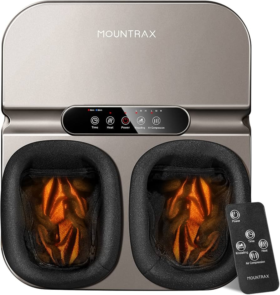 MOUNTRAX Foot Massager Machine with Heat, Gifts for Women Men, Plantar Fasciitis and Relieve Pain... | Amazon (US)