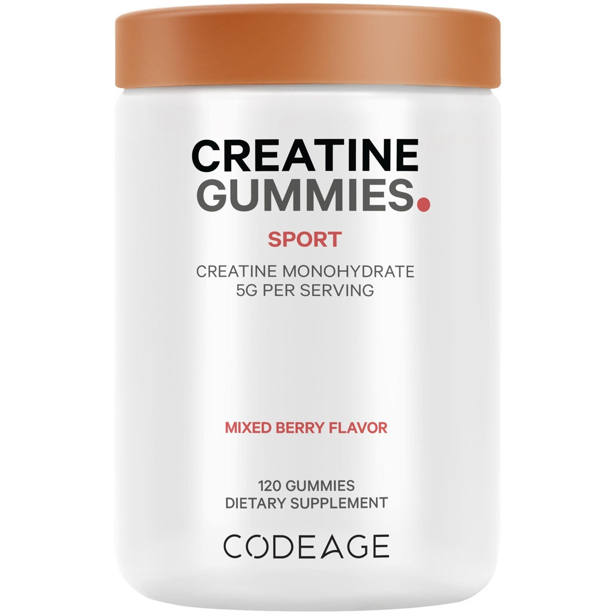 Codeage Creatine Gummies - 5000mg Creatine Monohydrate - AstraGin Panax & Astralagus for Bioavailability - Athletic Performance, Sport Supplement - Mi | Macy's