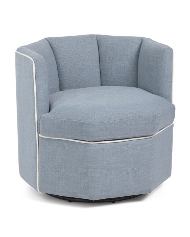 25.5x27 Swivel Accent Chair With Storage | TJ Maxx