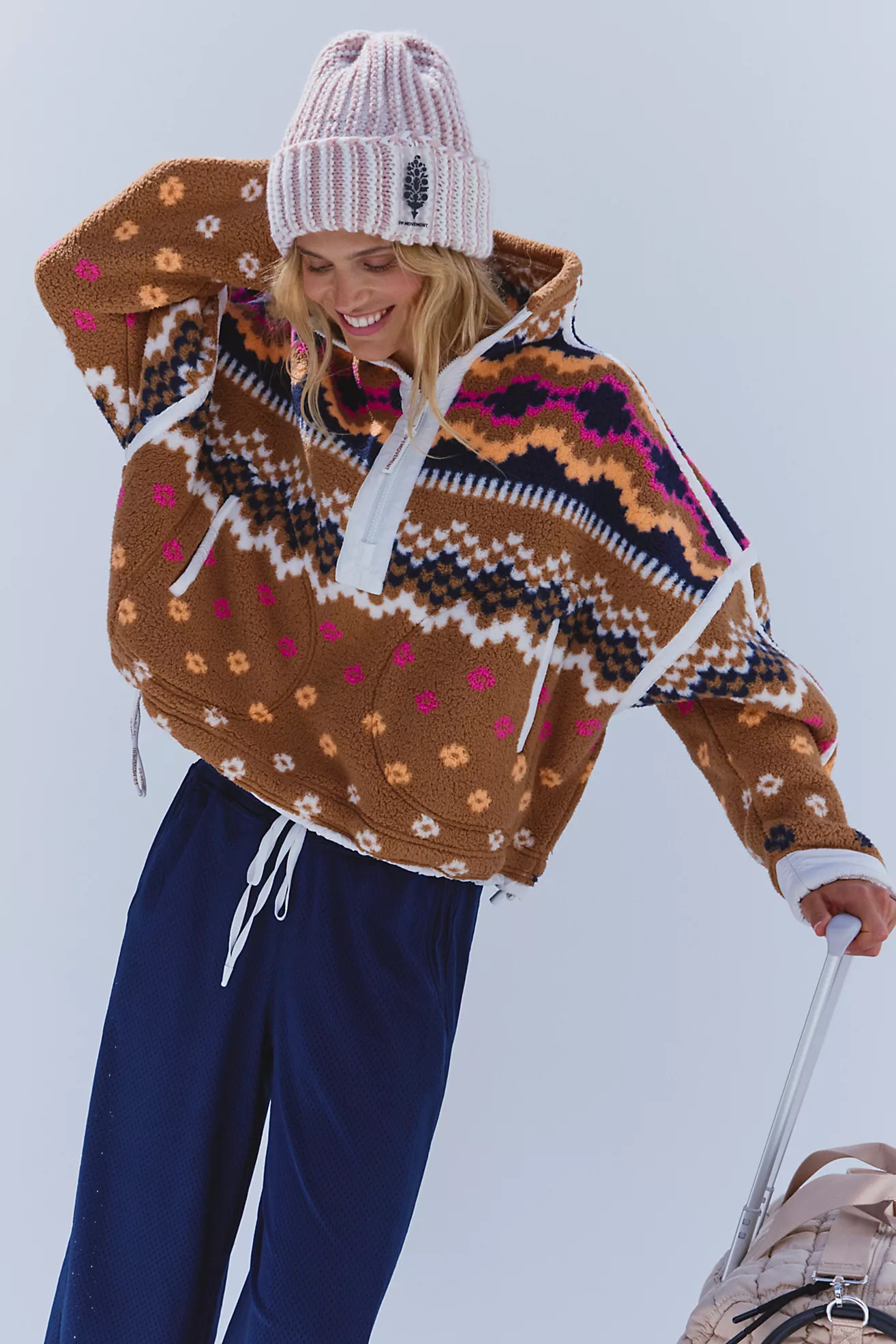Mountain High Printed Half Zip Fleece | Free People (Global - UK&FR Excluded)