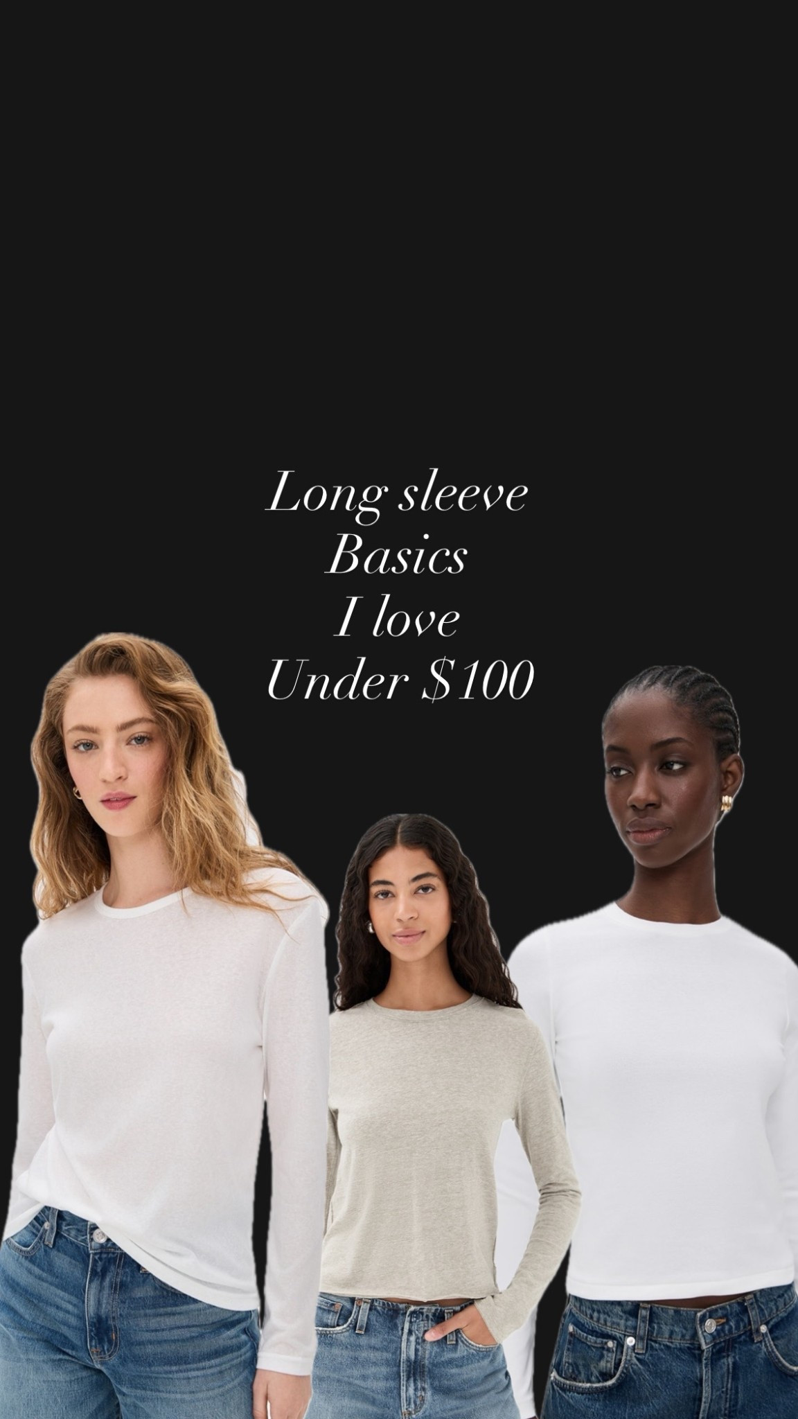 I may or may not have a fixation on finding the perfect white (or grey) tees — daily edit cover from Found by Em
