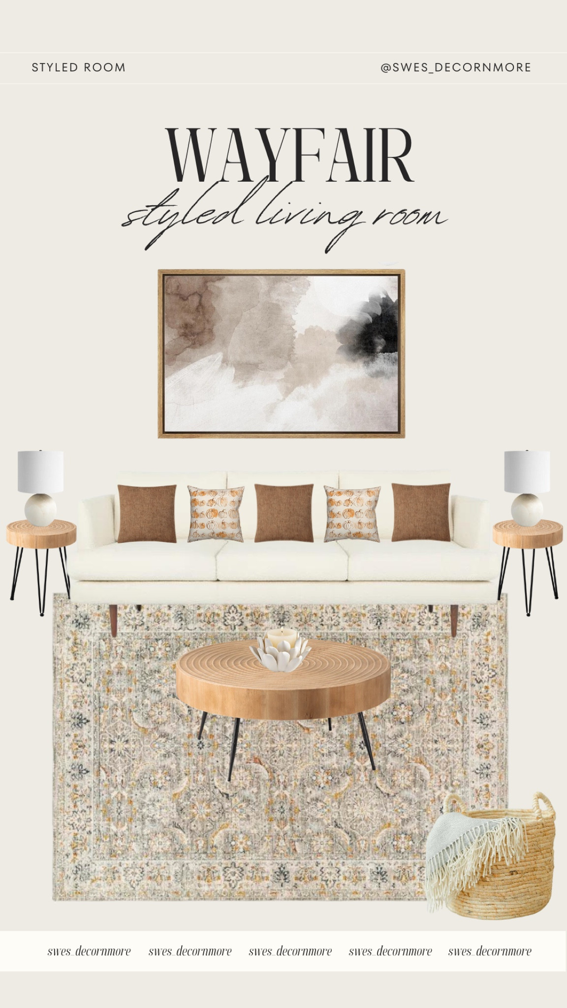 Wayfair Styled Living Room: Wayfair-inspired living room. Cozy up your space this fall with neutral tones and wood accents.



#LTKHome #LTKStyleTip #LTKSeasonal
