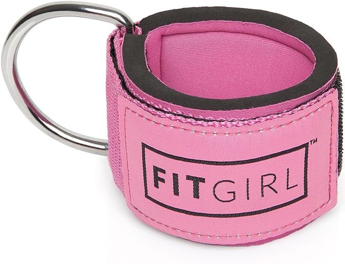 FITGIRL Ankle Strap for Cable Machines and Resistance Bands, Work Out Cuff Attachment for Home & ... | Amazon (US)