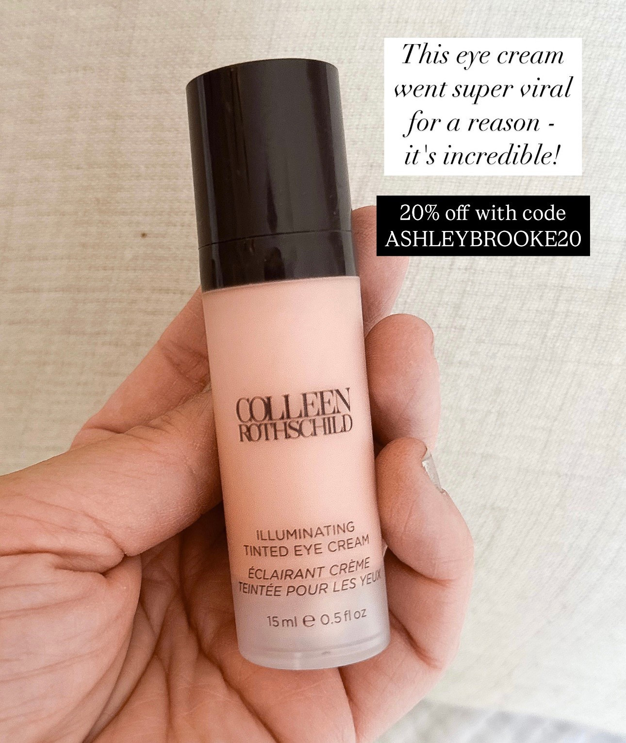 This viral illuminating tinted eye cream is the perfect Mother's Day gift idea, and you can get 20% off with code ASHLEYBROOKE20! @colleenrothschild #CRPartner

#LTKGiftGuide #LTKBeauty #LTKSaleAlert