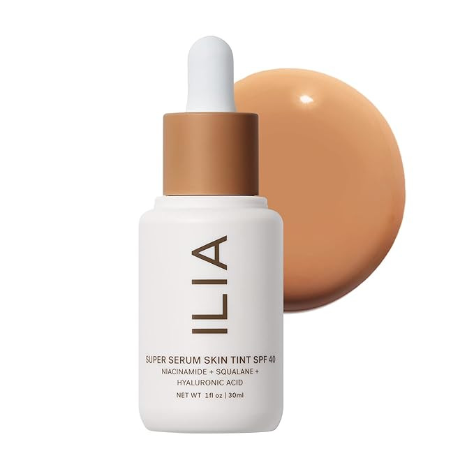 ILIA - Super Serum Skin Tint SPF 40 | Non-Comedogenic, Vegan, Lightweight to Help Against Blue Li... | Amazon (US)